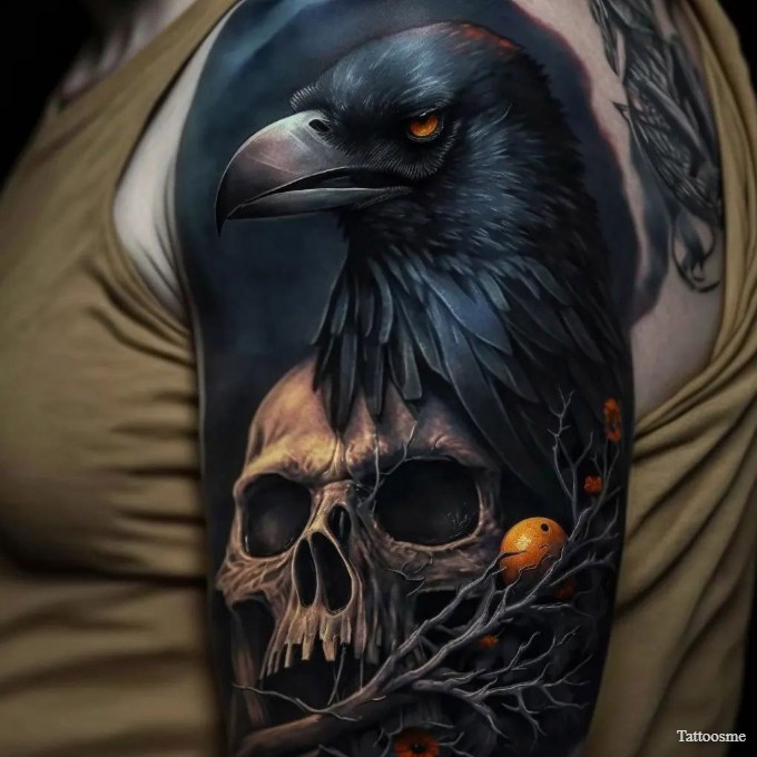 crow tattoo 