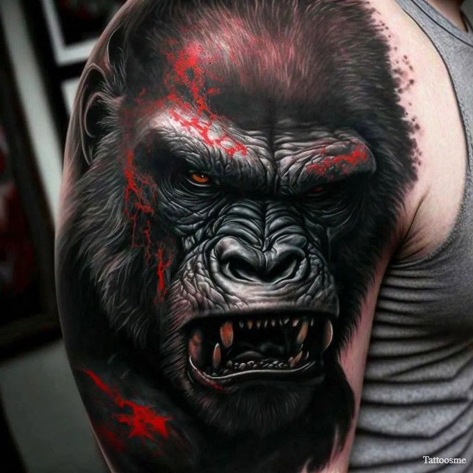 gorilla tattoo 