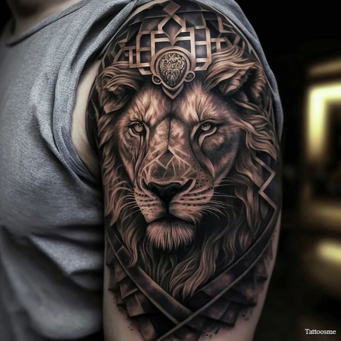 lion tattoo design 