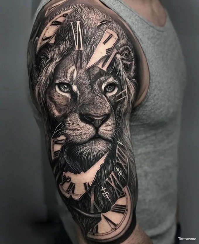 lion tattoos for men 
