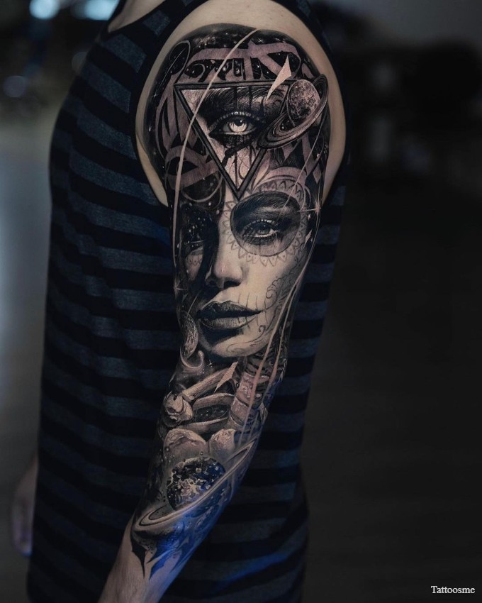 36 Perfect Sleeve Tattoos for Guys With Style  TattooBlend