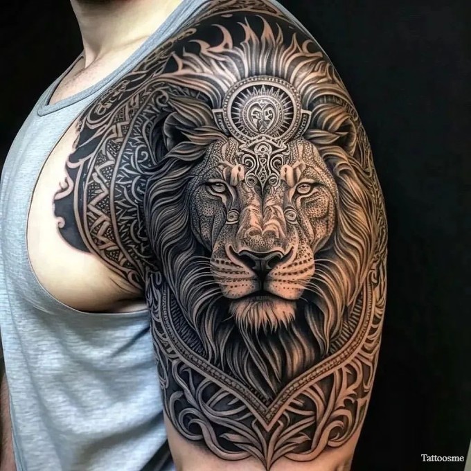 lion tattoo 