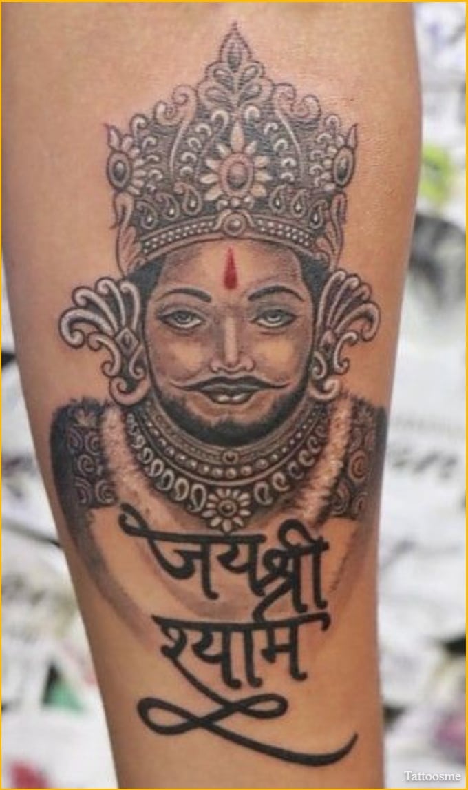 meri pehchan mera khatu wala shyam tattoo