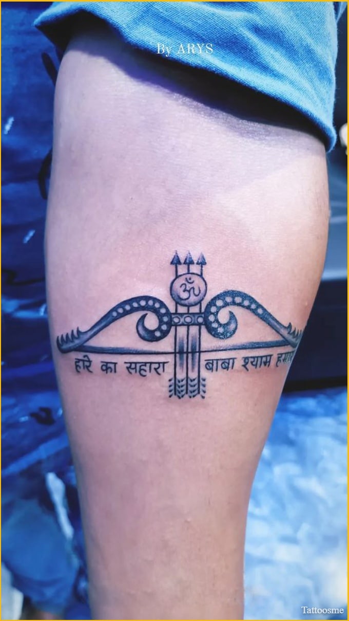 khatu shyam baba tattoo  symbol