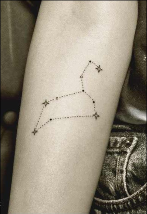 leo constellation tattoos