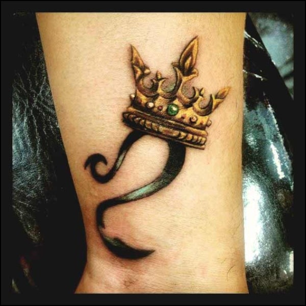 leo crown tattoos