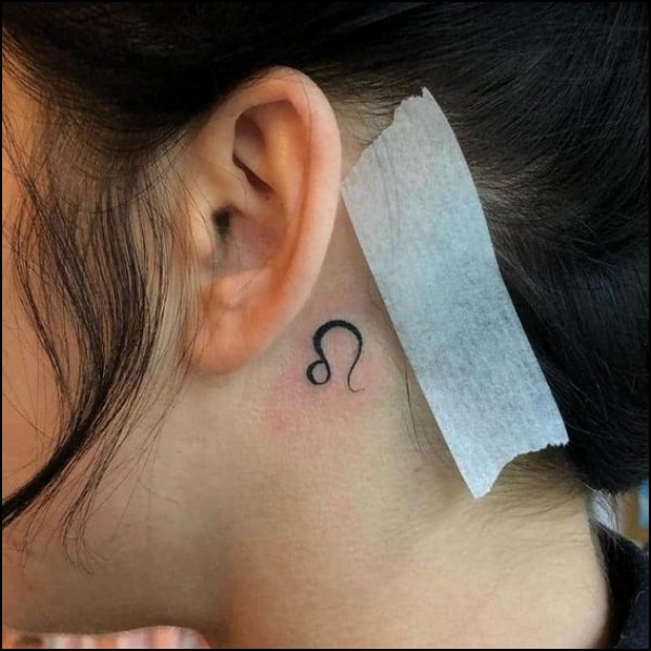 leo ear tattoos