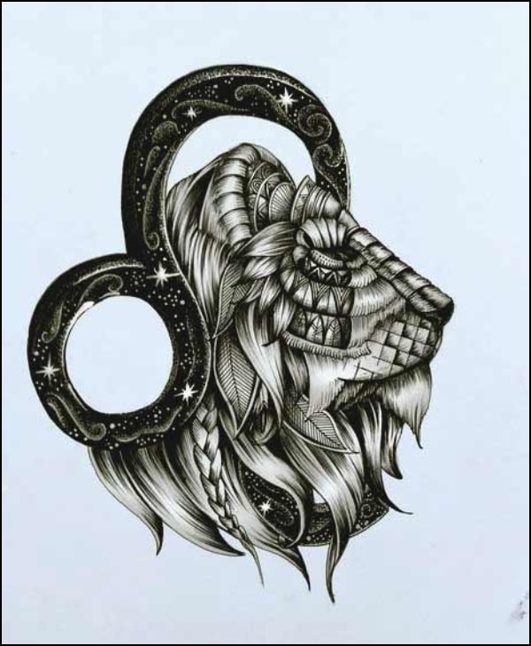 creative leo tattoos