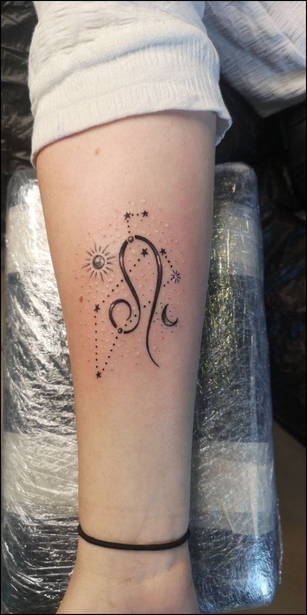 28 Leo Constellation Tattoo Designs To Get Inked  Artistic Haven