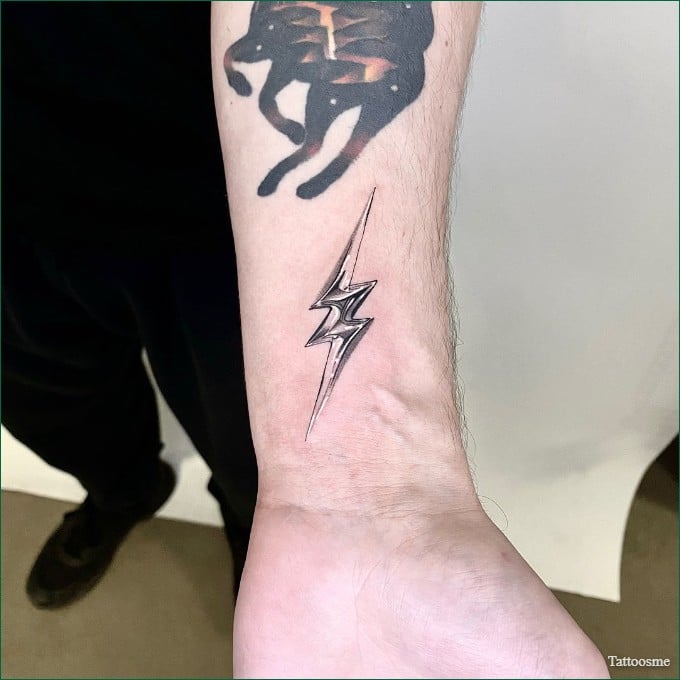lightning bolt tattoos