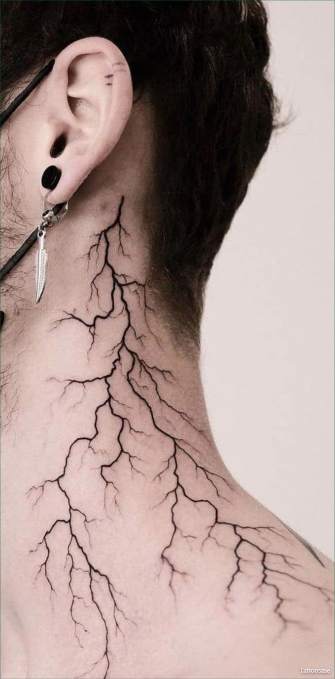lightning scar tattoo
