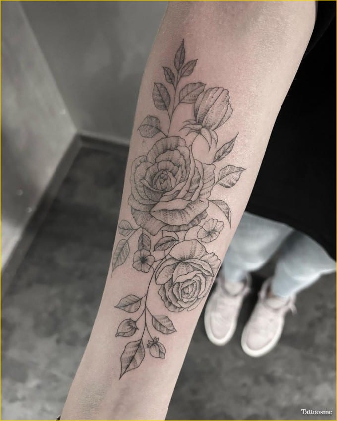 lower arm tattoos for women