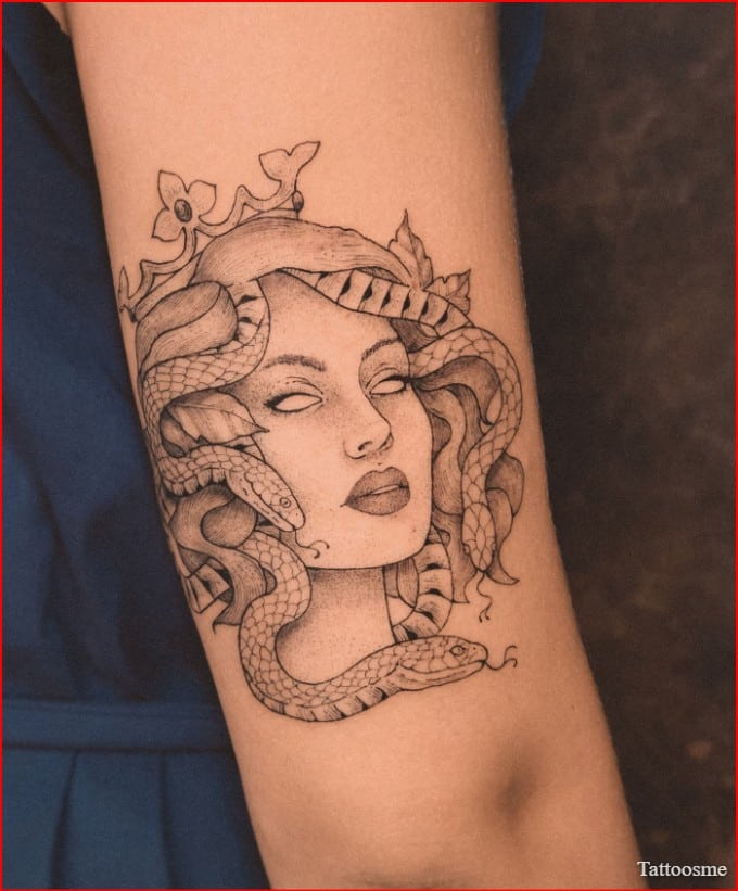 medusa tattoo girly