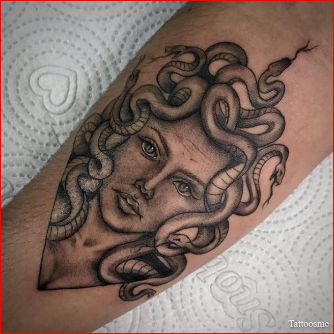 medusa tattoo traditional