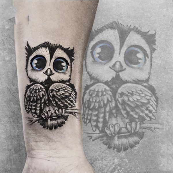 mystic owl tattoo