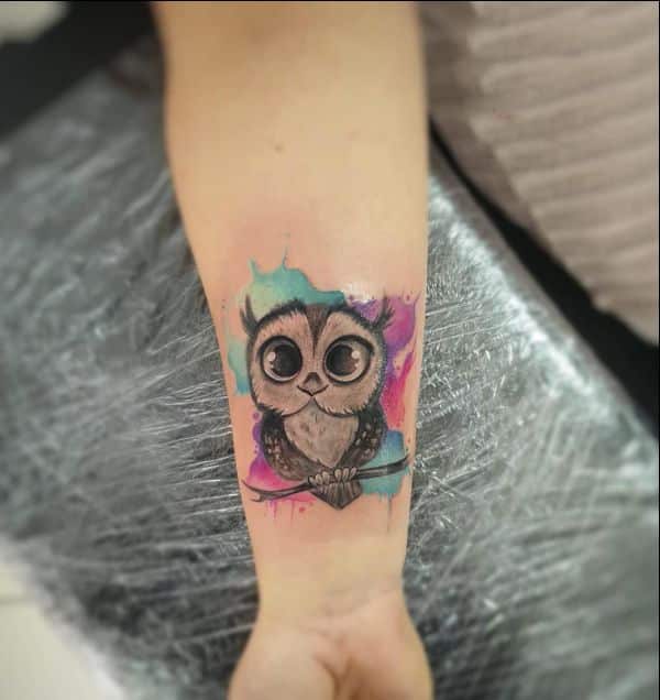 cute owl tattoos