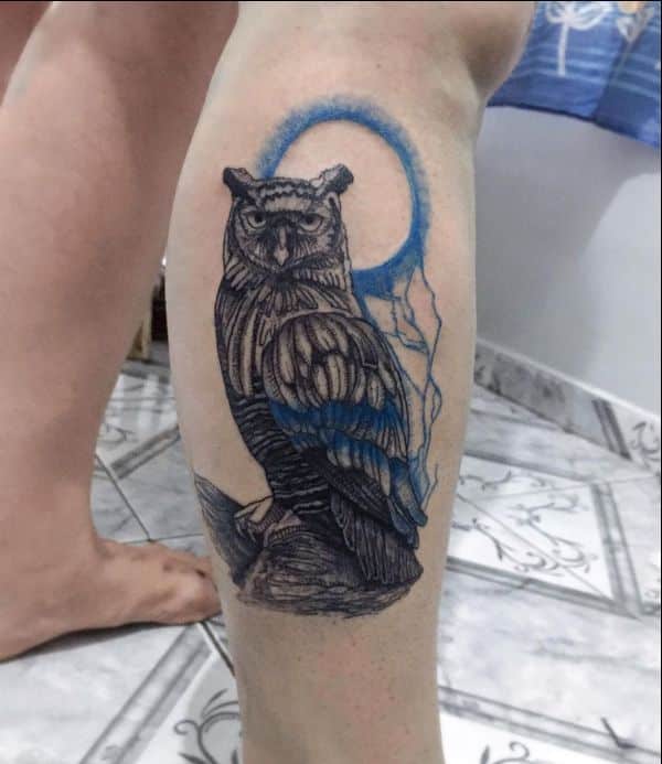 fallen owl tattoo