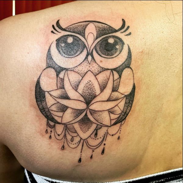 girl owl tattoos
