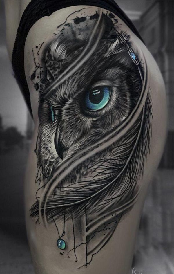 owl tattoos for guys