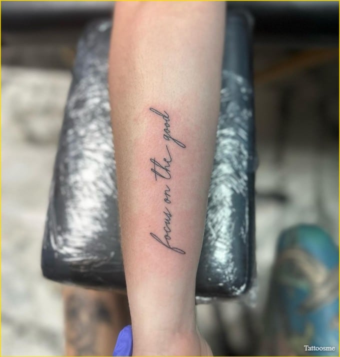quote tattoos on arm