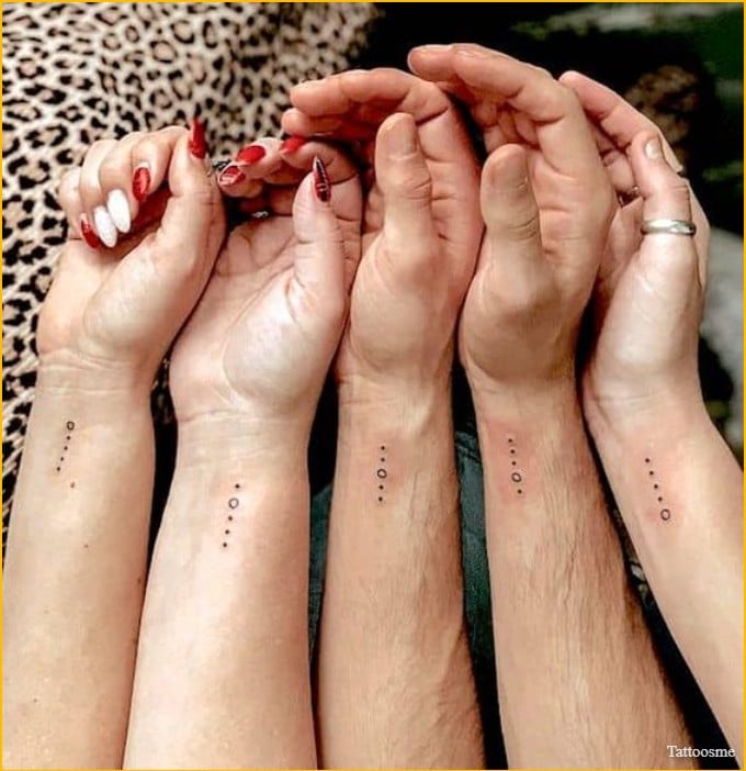 sibling tattoos for 5