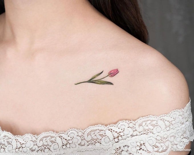 small tattoos for girls on chest
