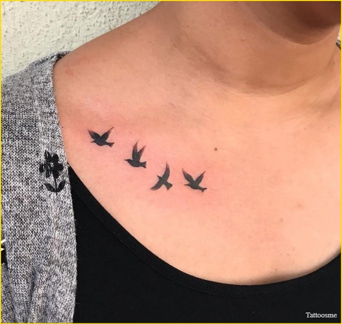 tattoo of small birds