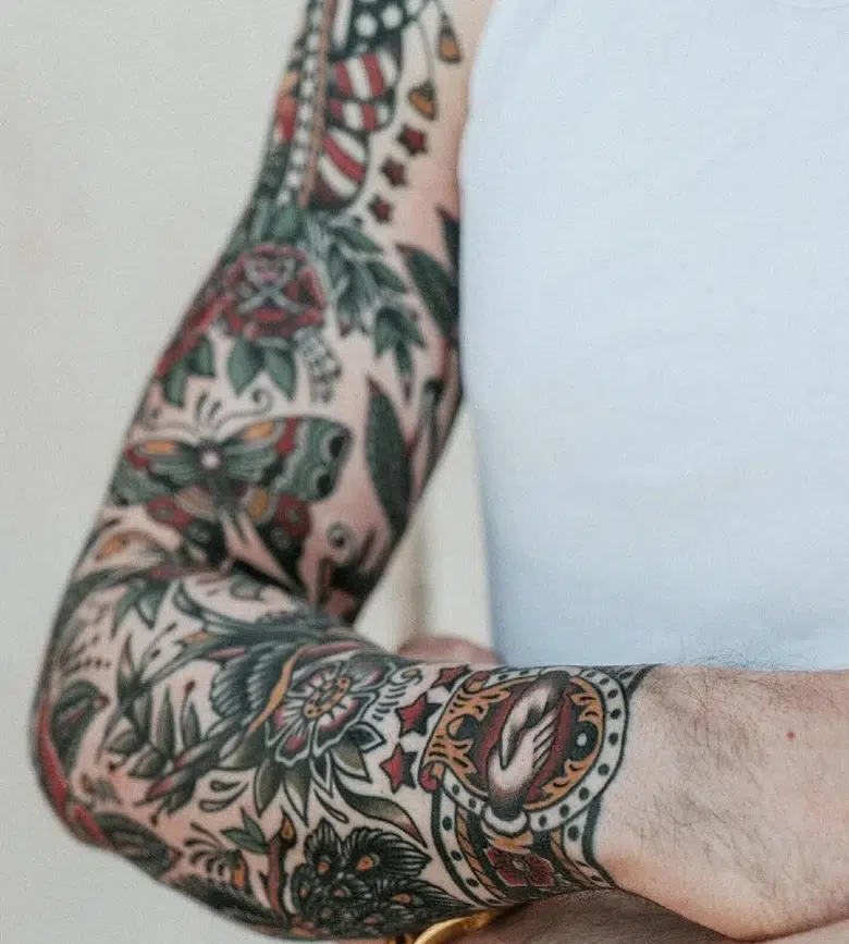 traditional-forearm-tattoos-for-men
