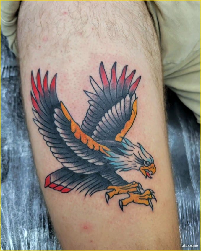 traditional tattoos eagle