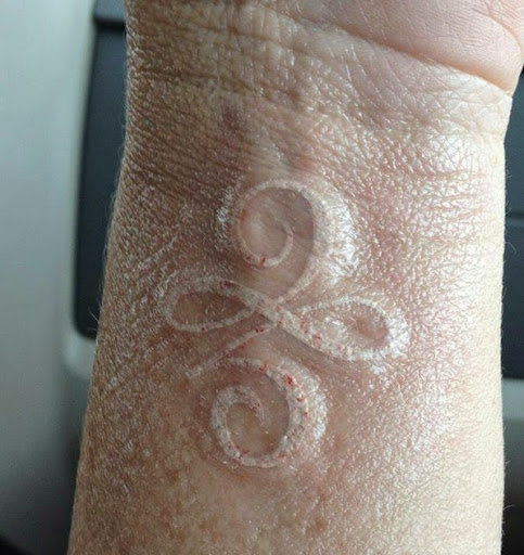 best white ink tattoos on wrist
