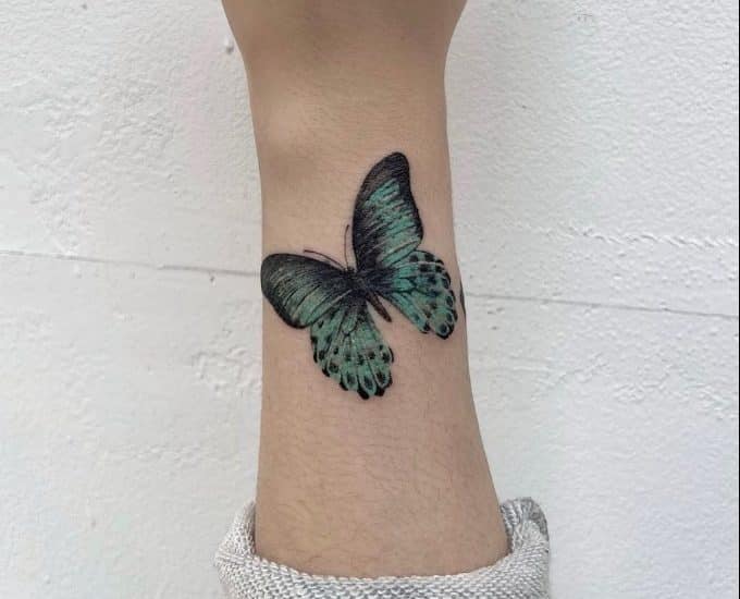 butterfly wrist tattoos for girls