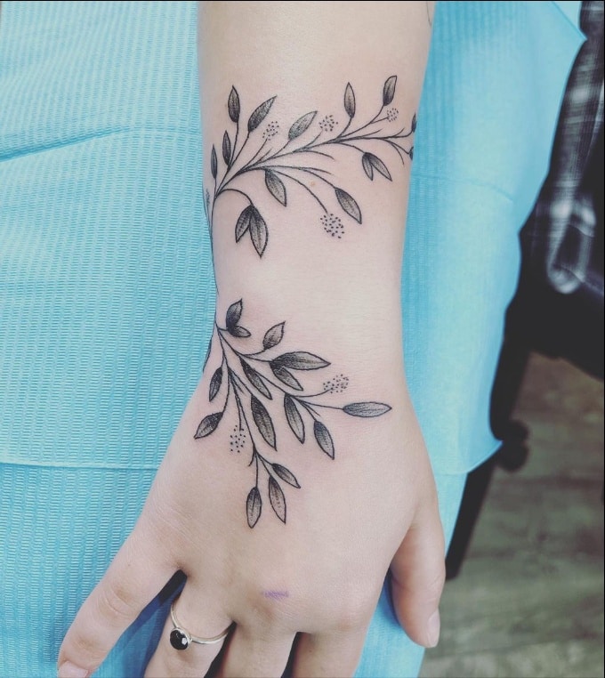 Canadian Leaf Tattoo On Wrist  Tattoo Designs Tattoo Pictures